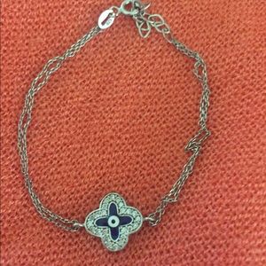 Sterling Silver Third Eye Chakra Bracelet.